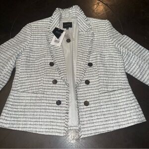 The Limited Women's Black and White Blazer